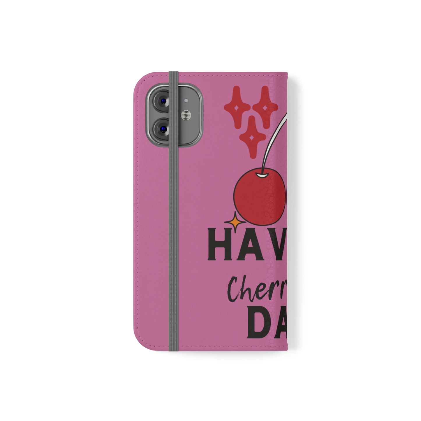 Have A Cherrific Day SmileandLaughTees Flip Phone Case