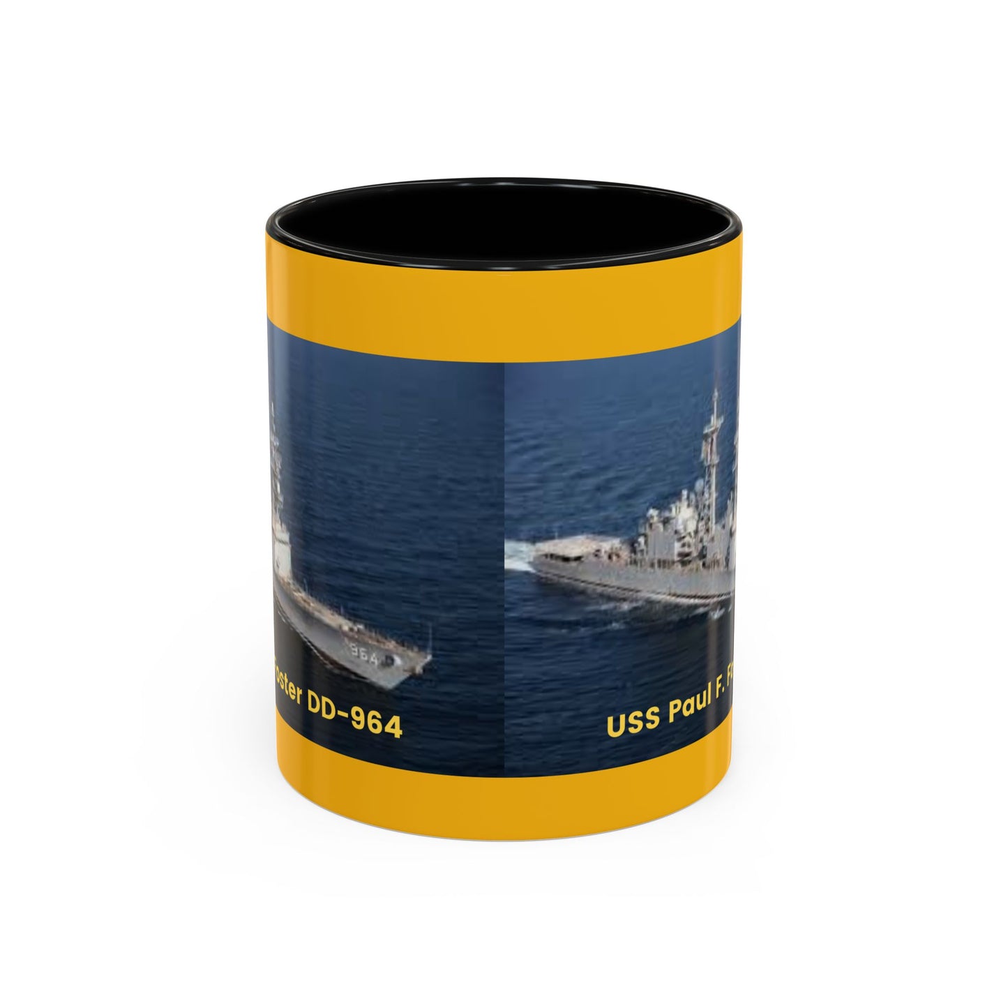 USS Paul F. Foster DD-964 Navy POD Smileandlaughtees Accent Coffee Mug (11, 15oz)