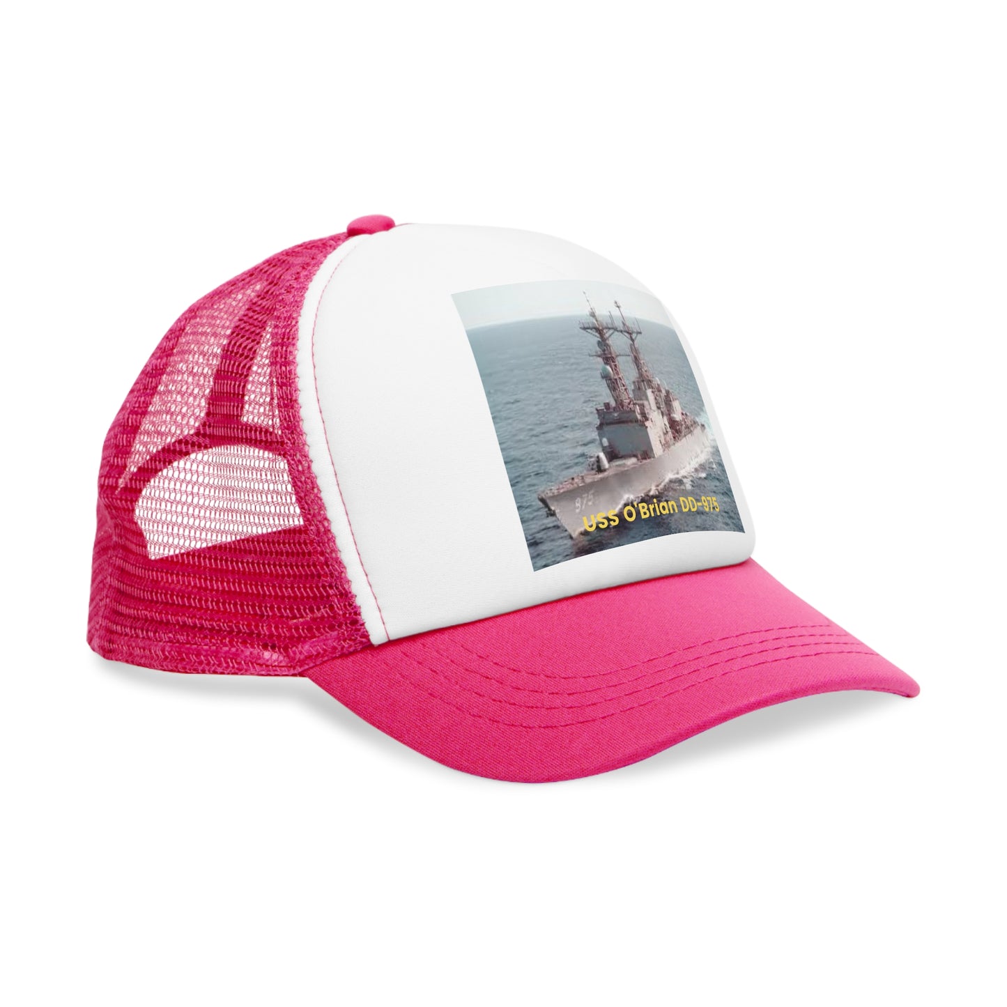 USS O'Brian DD-975 Navy POD Smileandlaughtees Mesh Cap