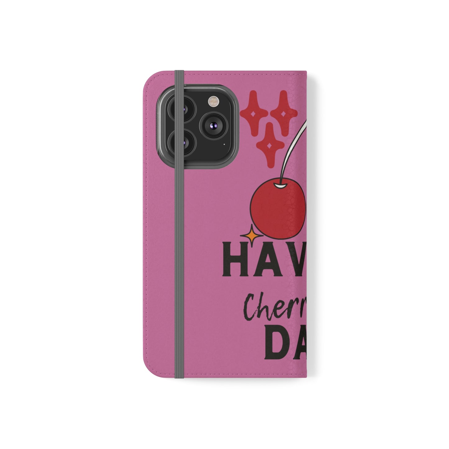 Have A Cherrific Day SmileandLaughTees Flip Phone Case