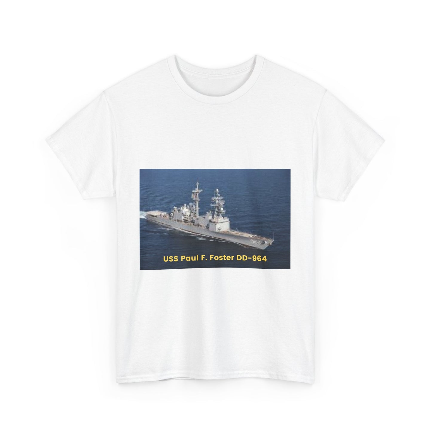 USS Paul F. Foster DD-964 Navy POD Smileandlaughtees Unisex Heavy Cotton Tee T-Shirt