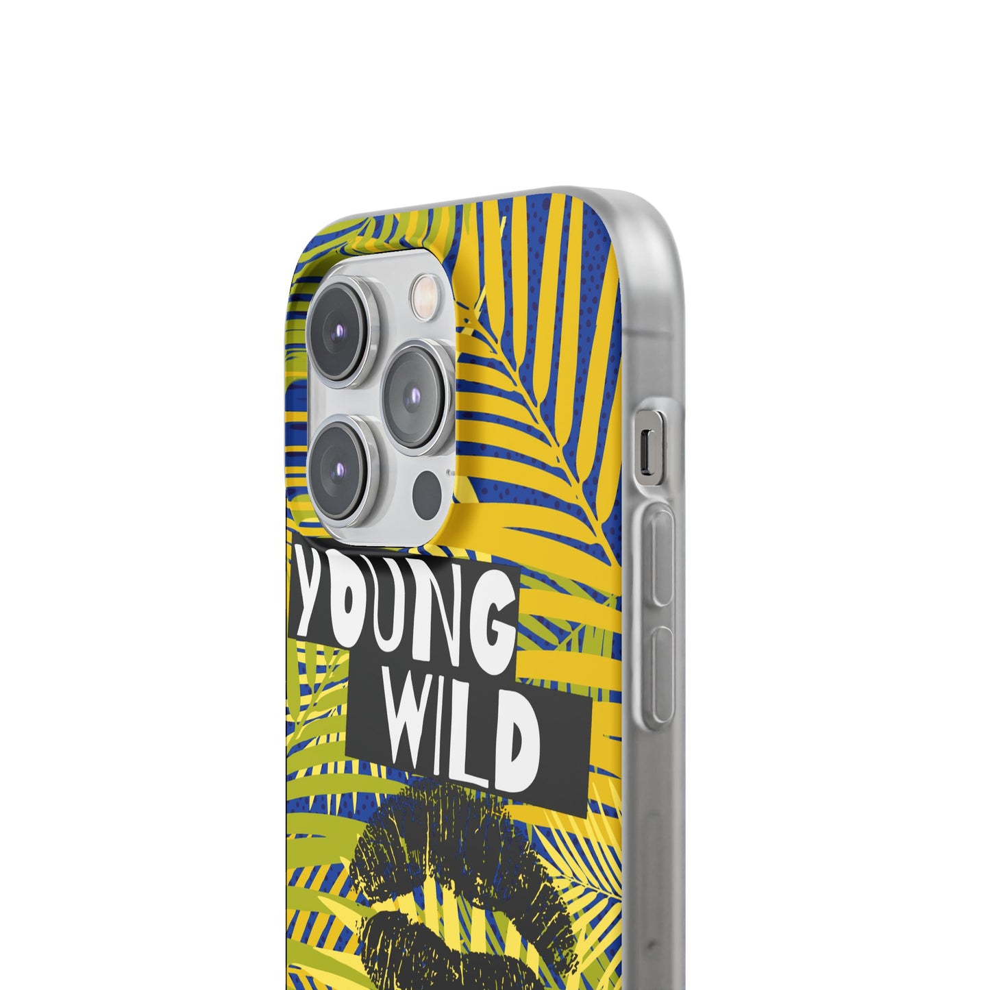 Young Wild Free SmileandLaughTees Flexi Phone Case