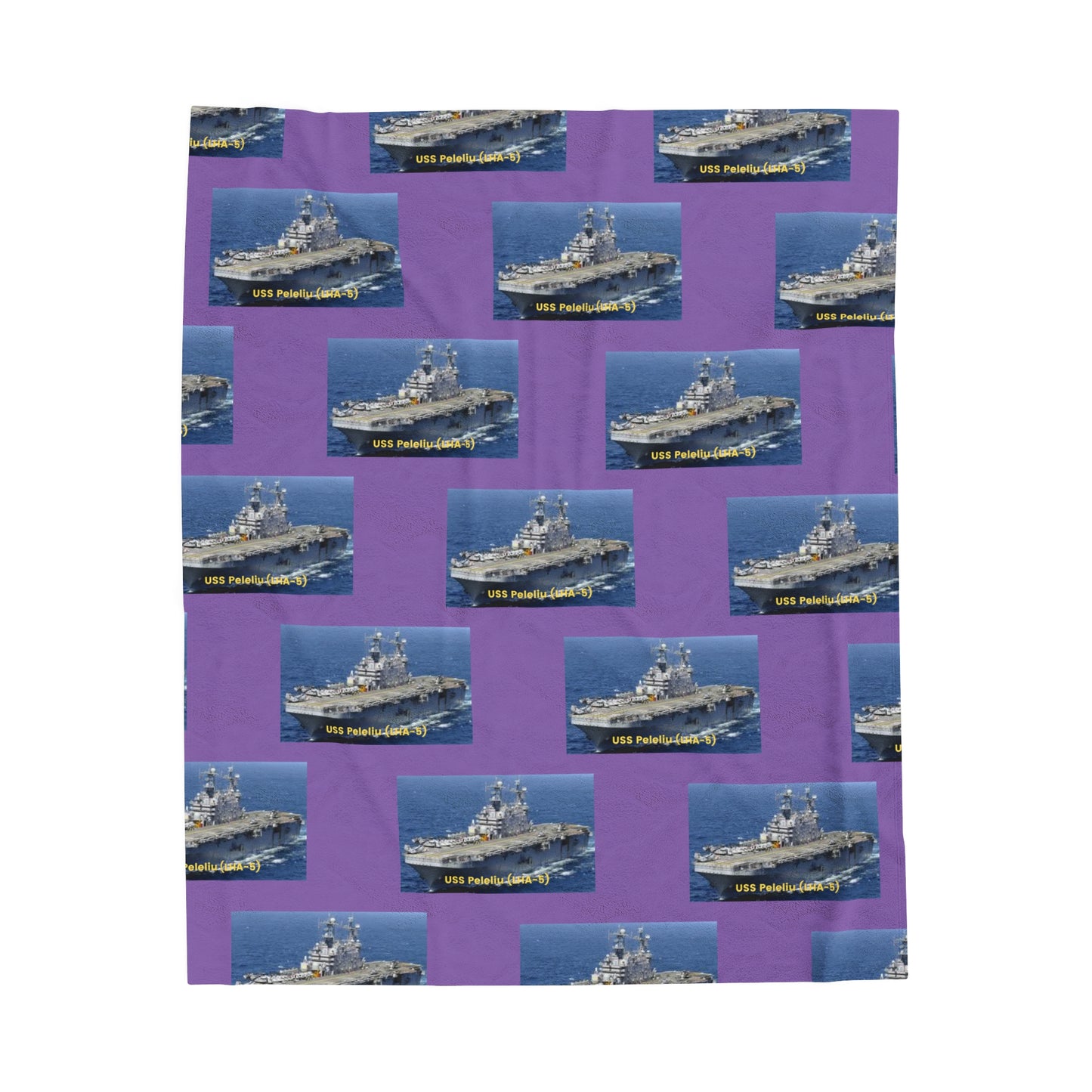 USS Proteus (AS-19) Navy POD Smileandlaughtees Velveteen Plush Blanket