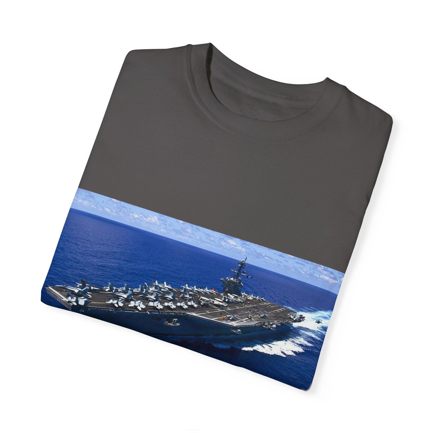 USS Carl Vinson (CVN-70) SmileandLaughTees Unisex Garment-Dyed T-shirt