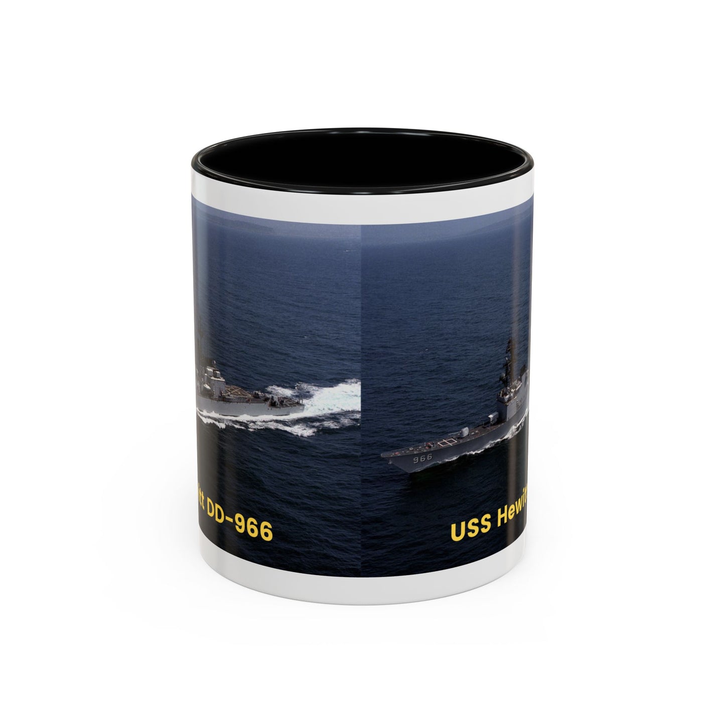 USS Hewitt DD-966 Navy POD Smileandlaughtees Accent Coffee Mug (11, 15oz)