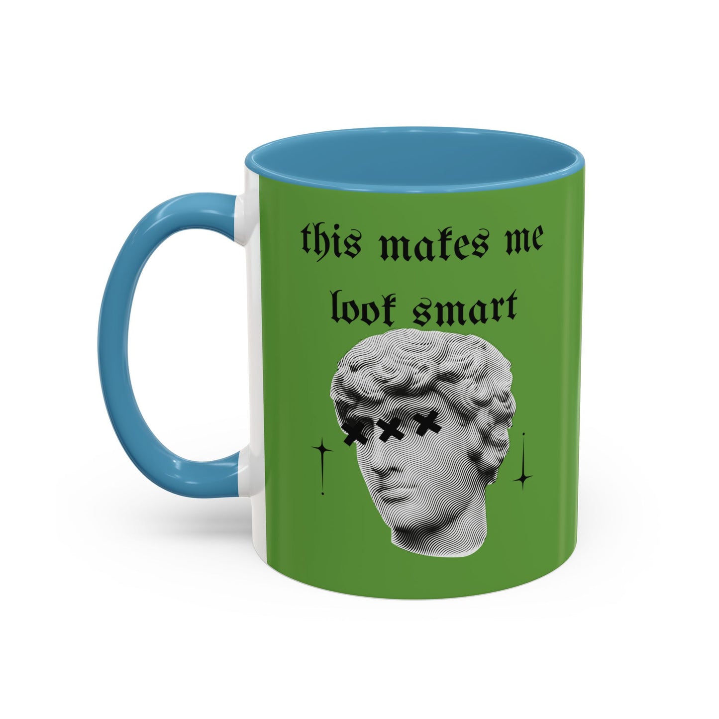 This Makes Me Look Smart SmileandLaughTees Accent Coffee Mug (11, 15oz)