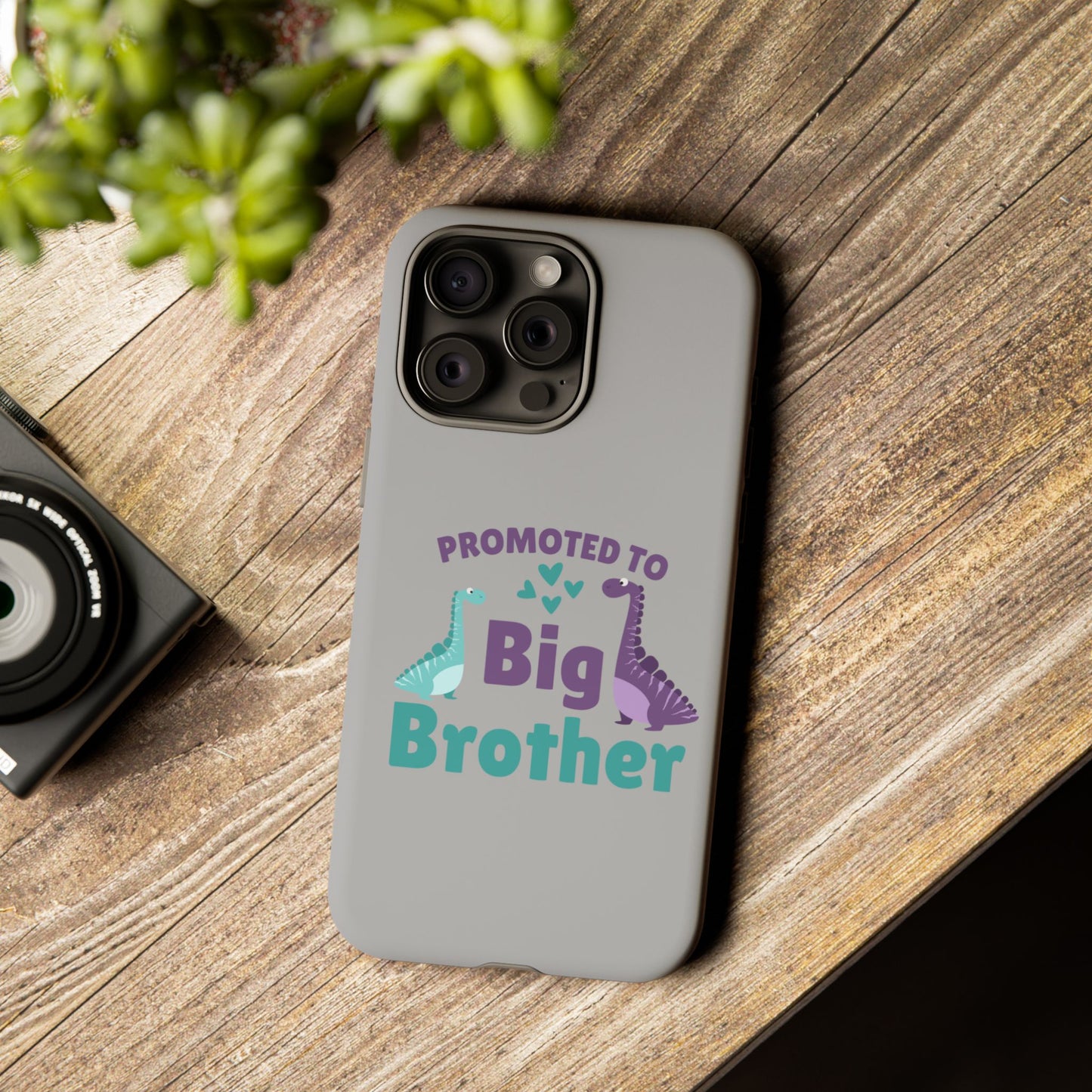 Promoted To Big Brother SmileandLaughTees Tough Phone Case