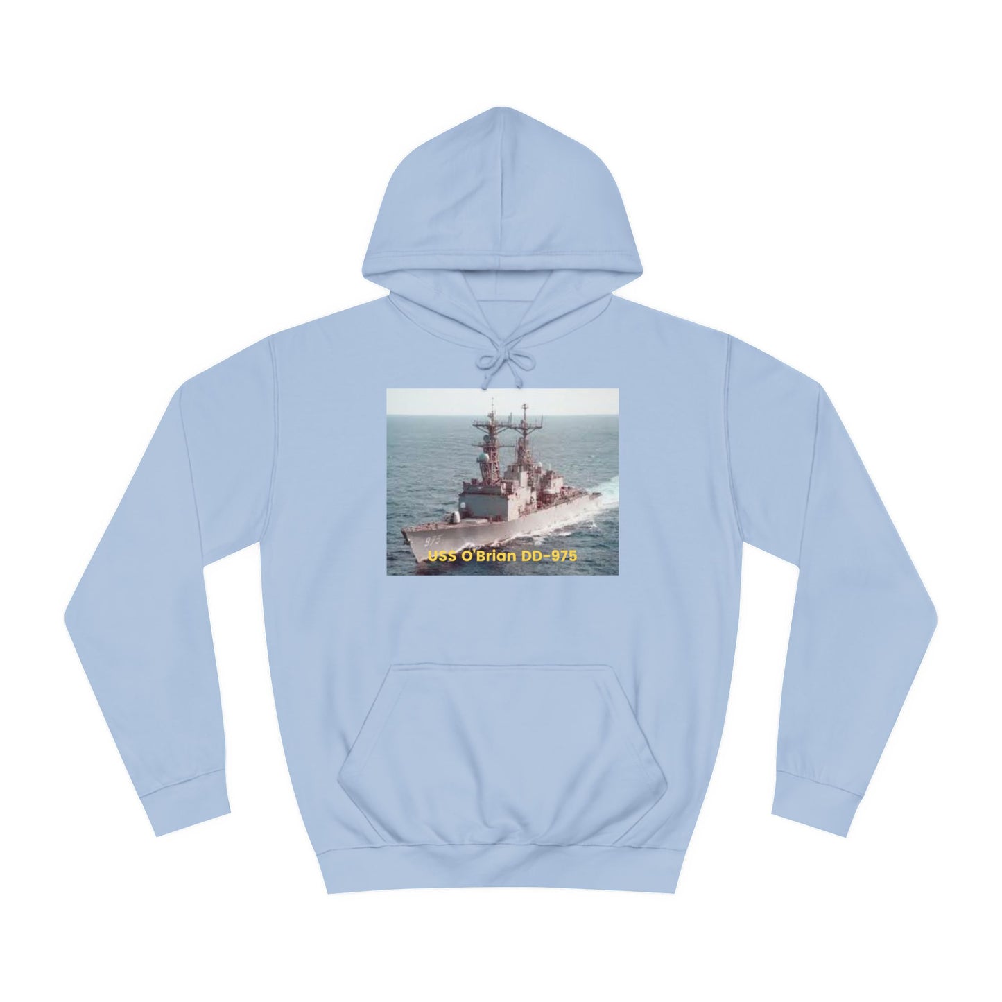 USS O'Brian DD-975 Navy POD Smileandlaughtees Unisex College Hoodie