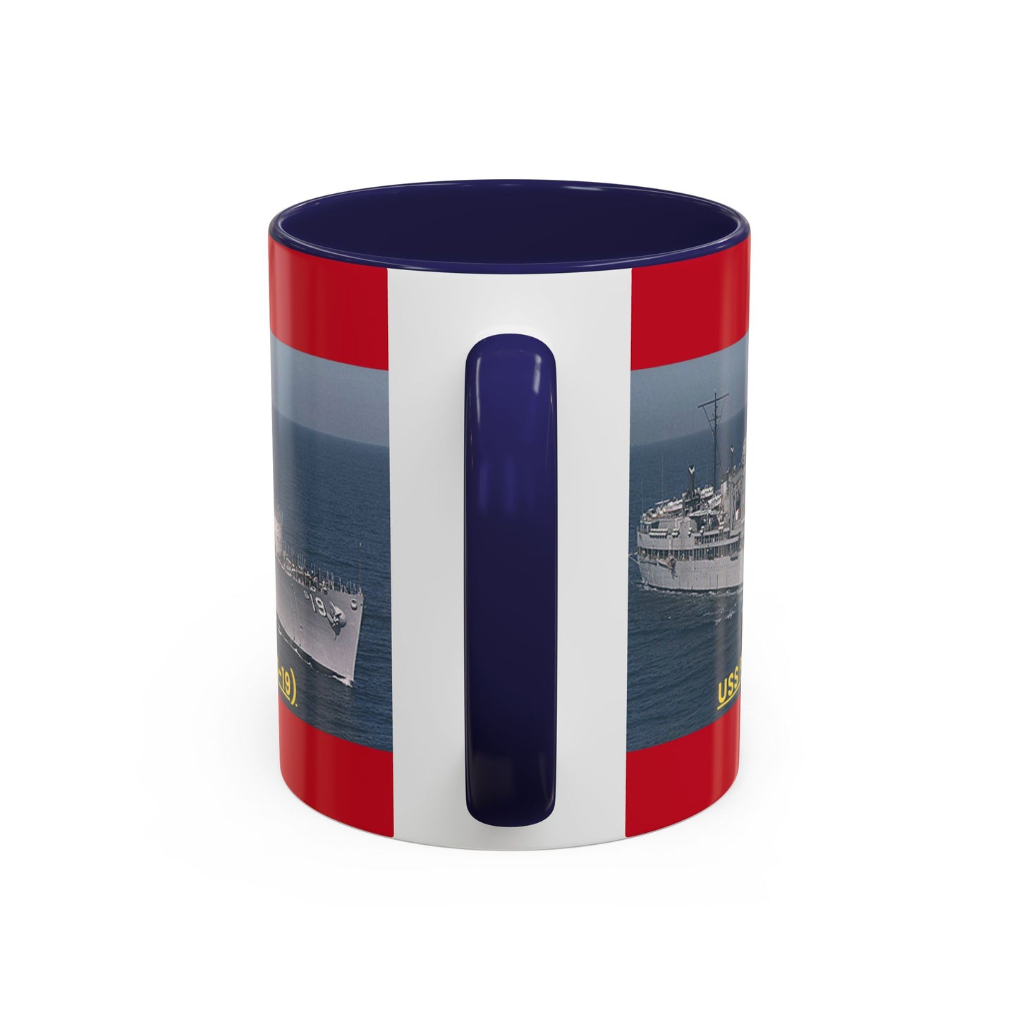 USS Proteus (AS-19) Navy POD Smileandlaughtees Accent Coffee Mug (11, 15oz)