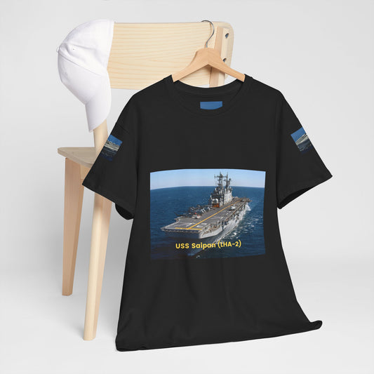 Navy POD Smileandlaughtees Unisex Heavy Cotton Tee T-Shirt