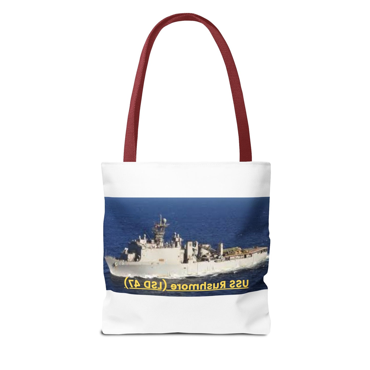 USS Rushmore (LSD 47) Navy POD Smileandlaughtees Tote Bag (AOP)