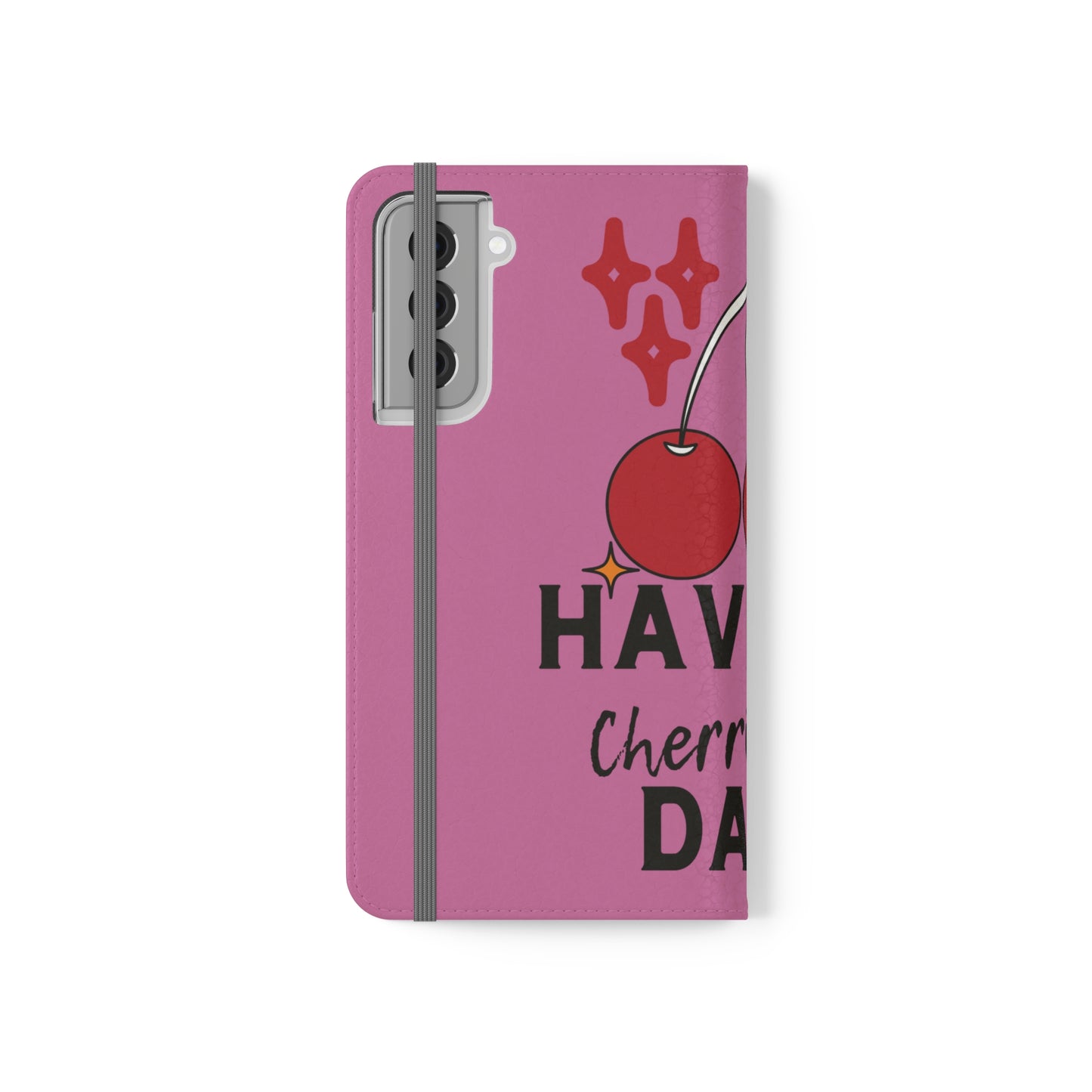 Have A Cherrific Day SmileandLaughTees Flip Phone Case