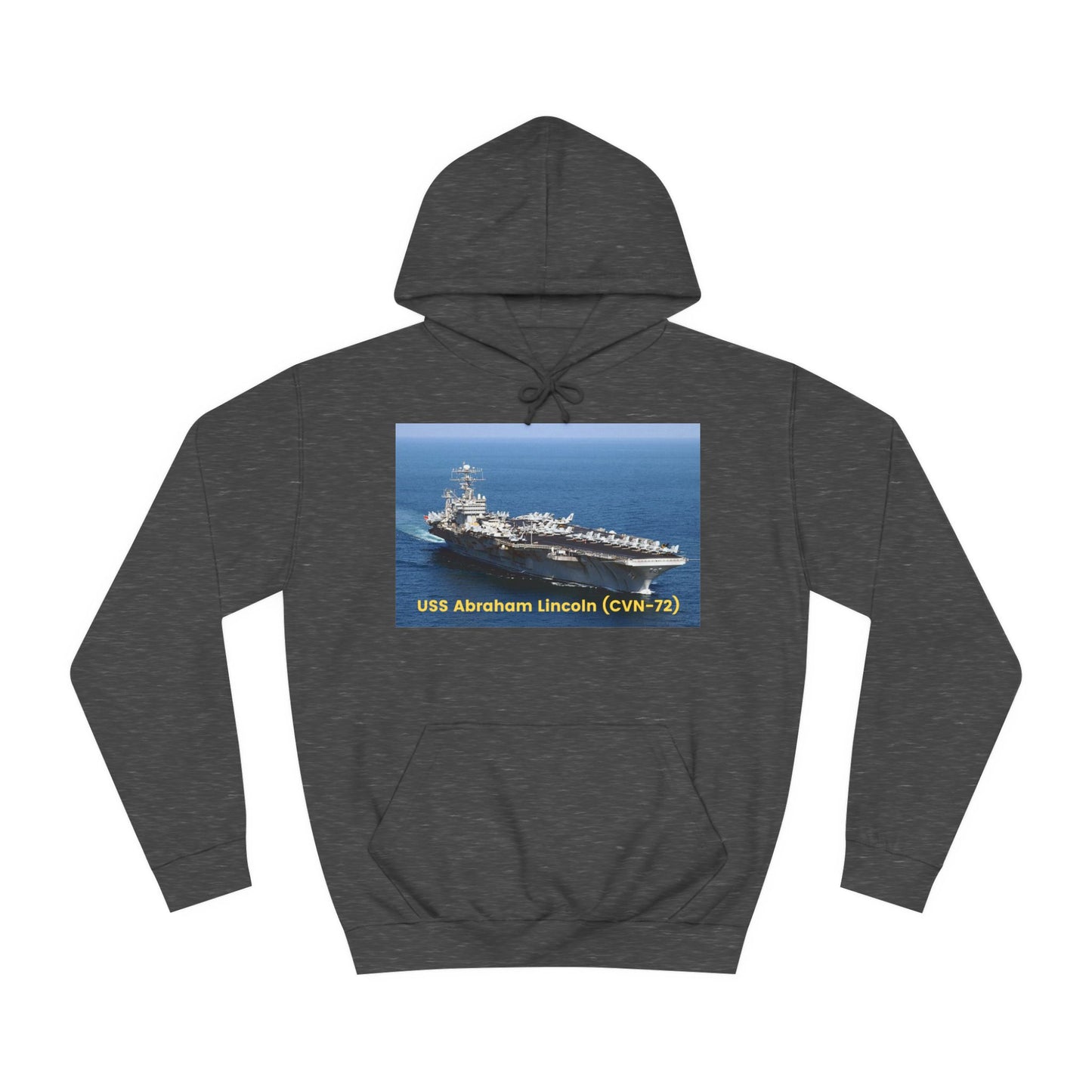 USS Abraham Lincoln (CVN-72) Navy POD Smileandlaughtees Unisex College Hoodie