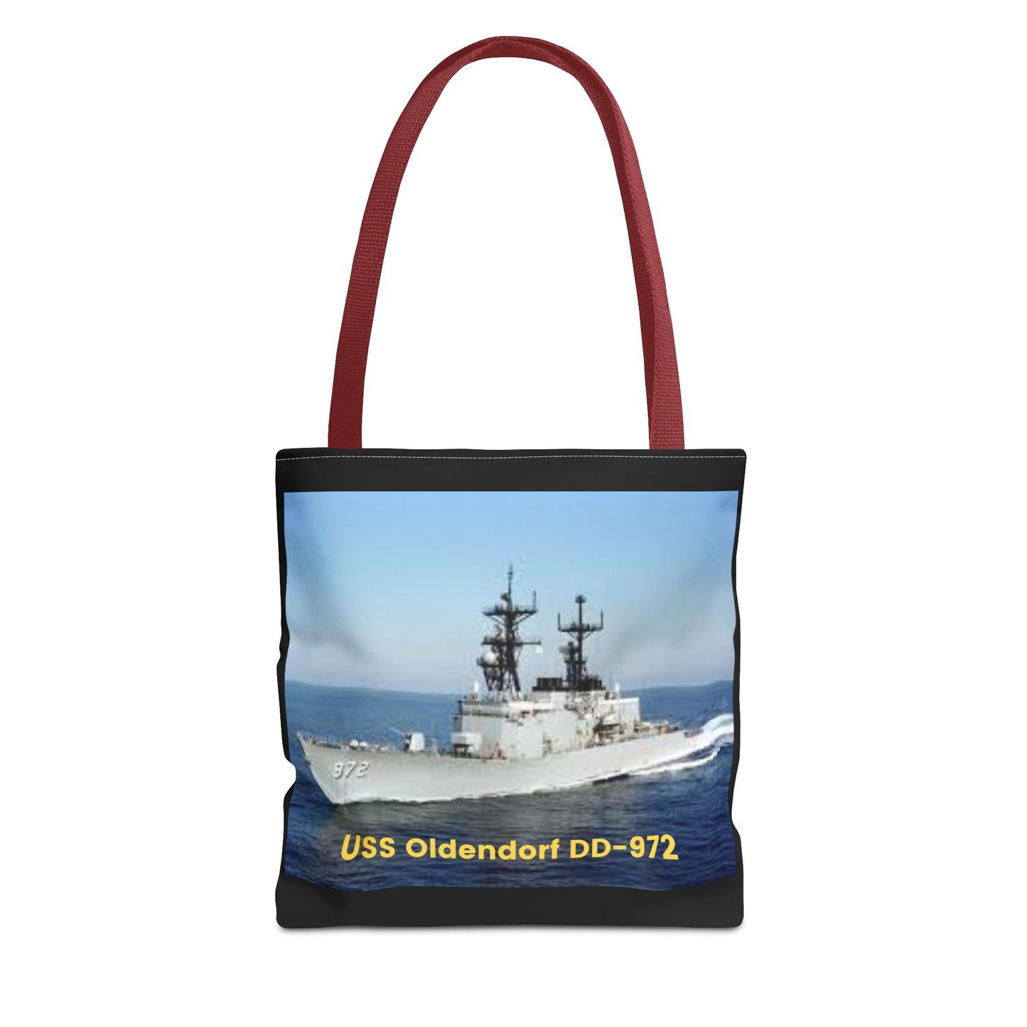 USS John Young DD-973 Navy POD Smileandlaughtees Tote Bag (AOP)